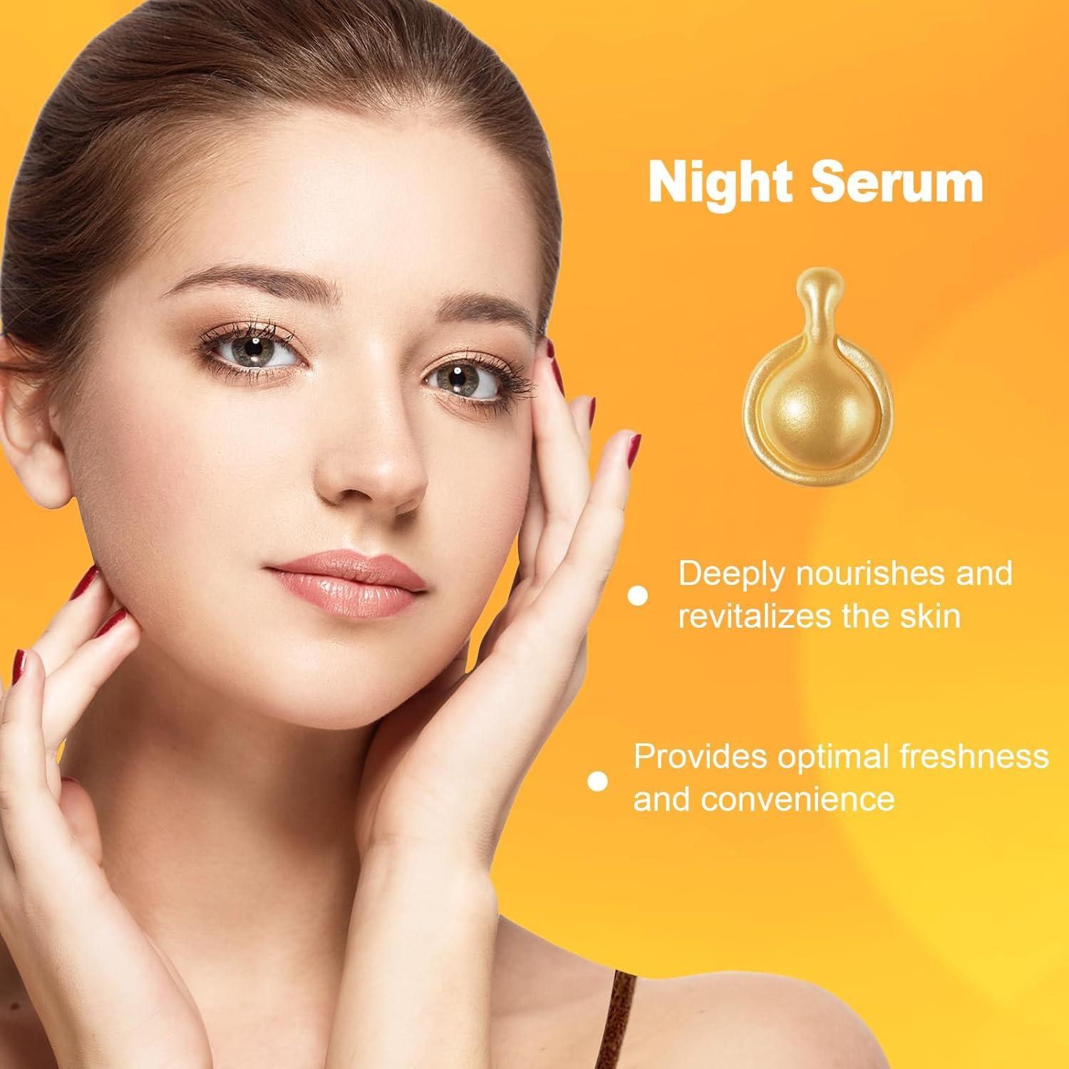 Suero Facial KISSIO de Células de Manzana 30 Cápsulas Antienvejecimiento