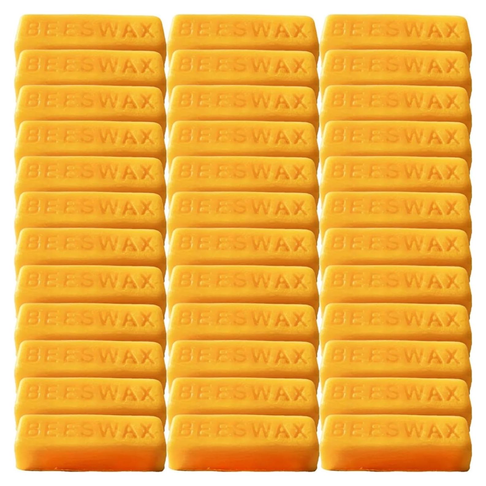 Barras de Cera de Abeja Amarillas TooGet 36 Piezas 1134g