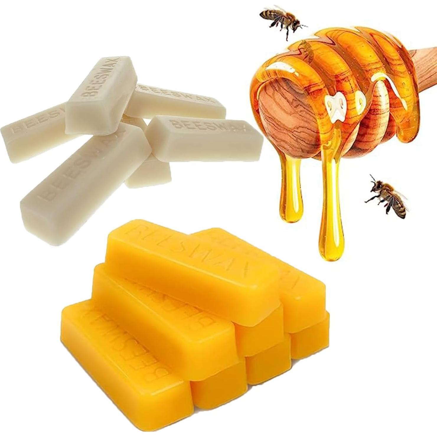 Barras de Cera de Abeja Amarillas TooGet 36 Piezas 1134g