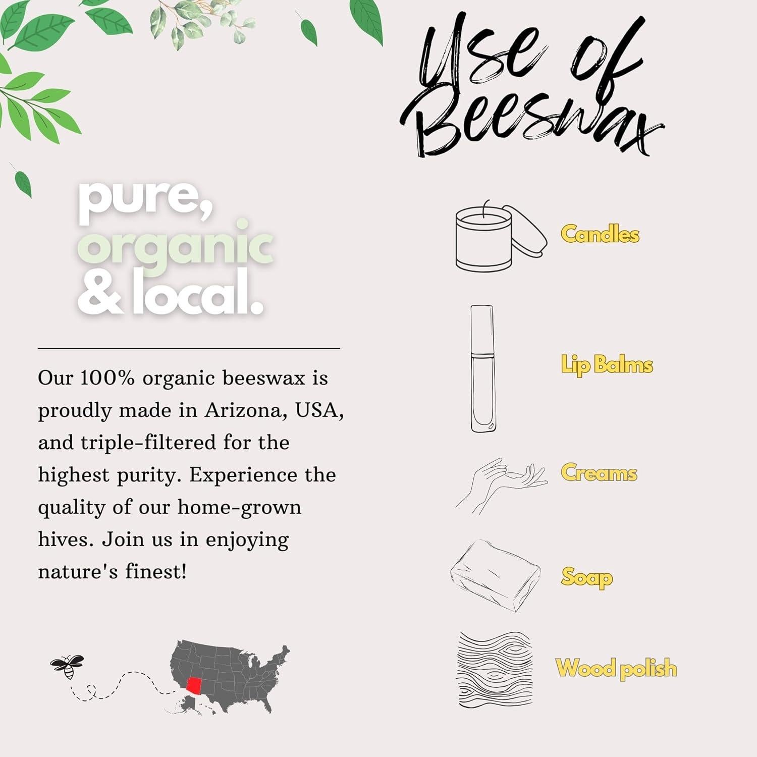 Cera de Abeja 100% Pura Mercado de Abejas Felices 155.9 g