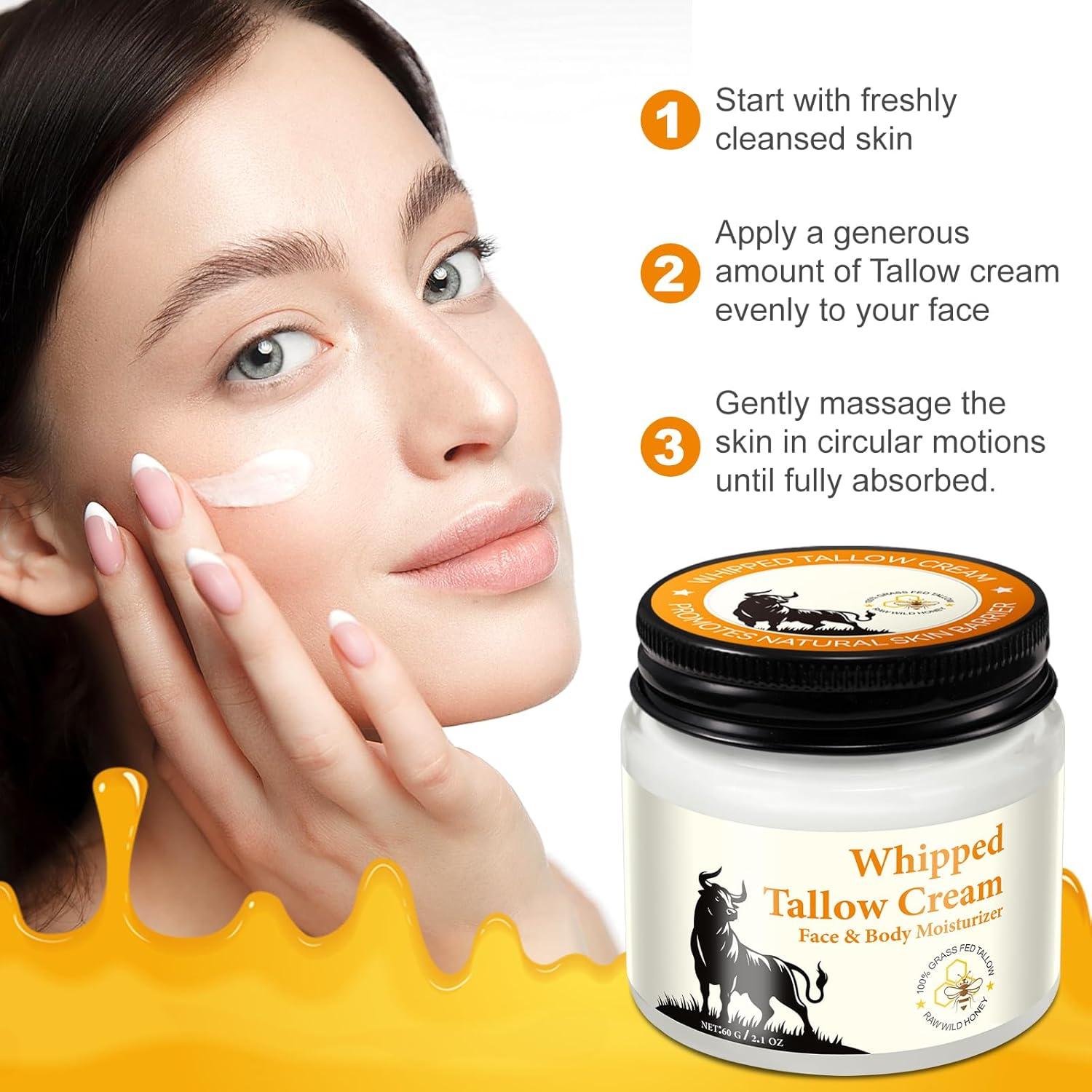 Bálsamo Humectante Facial Akeeronn de Sebo de Res y Miel 59g