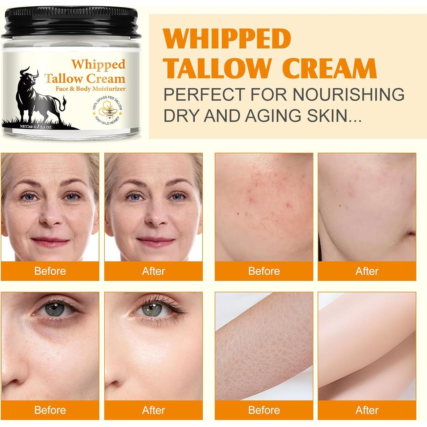 Bálsamo Humectante Facial Akeeronn de Sebo de Res y Miel 59g