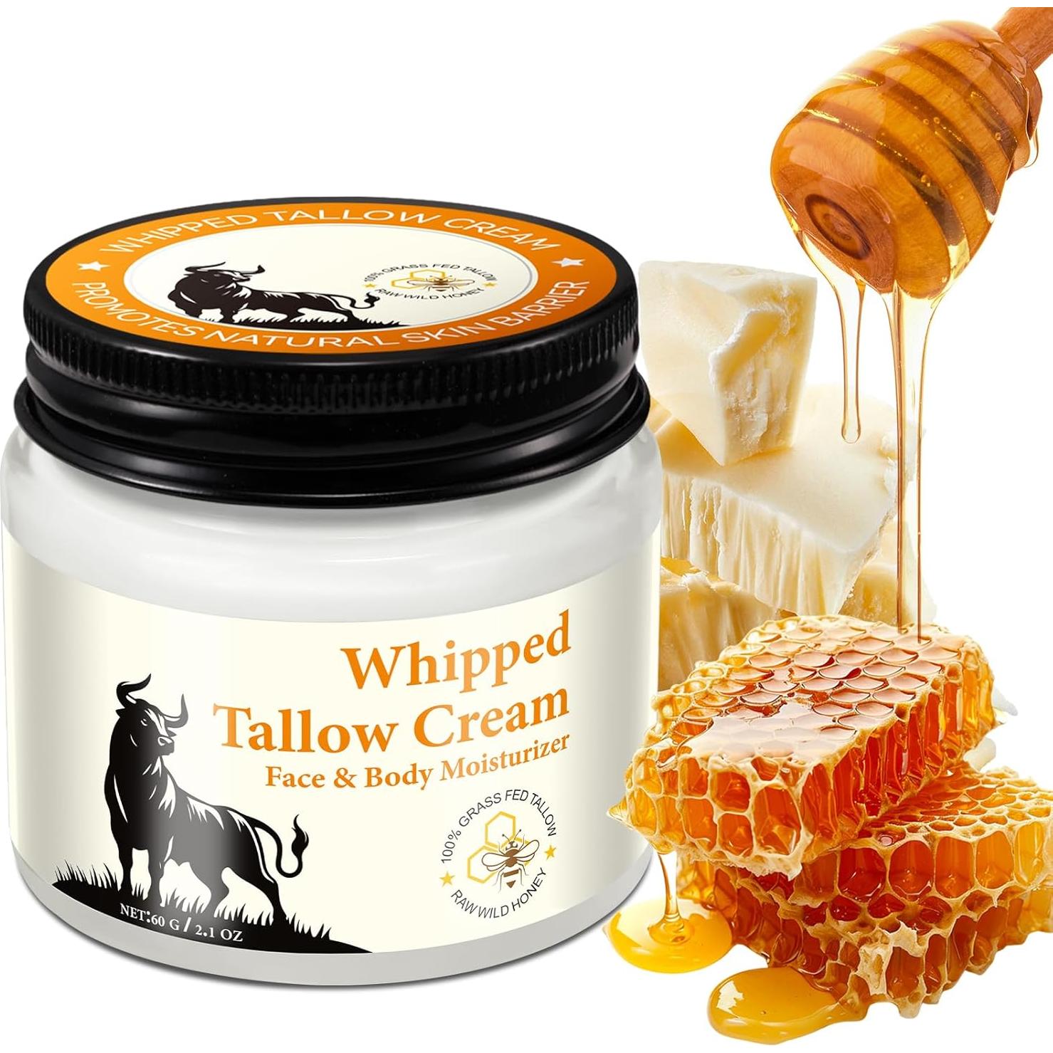 Bálsamo Humectante Facial Akeeronn de Sebo de Res y Miel 59g