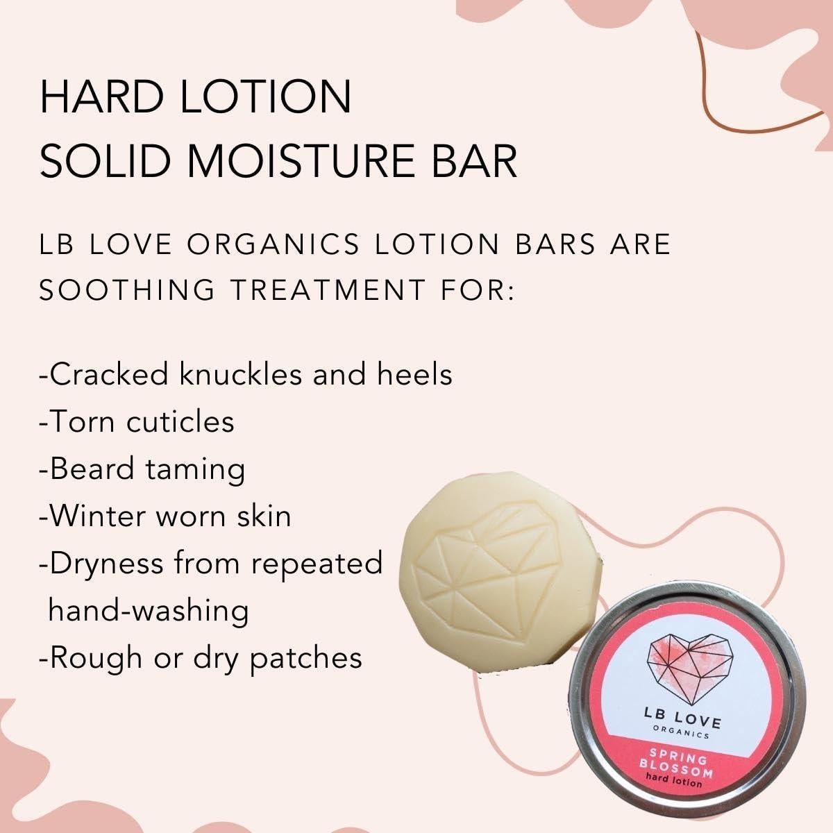 Barra de Loción Dura LB Love Organics - Hidratante Natural 34g