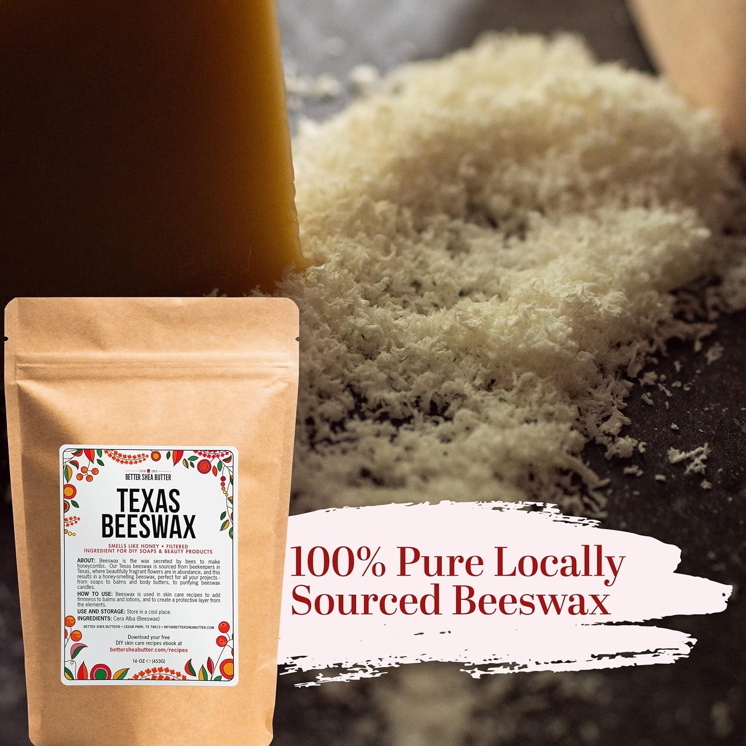 Cera de Abeja Cruda 100% Pura Mejor Manteca de Karité 0.45 kg