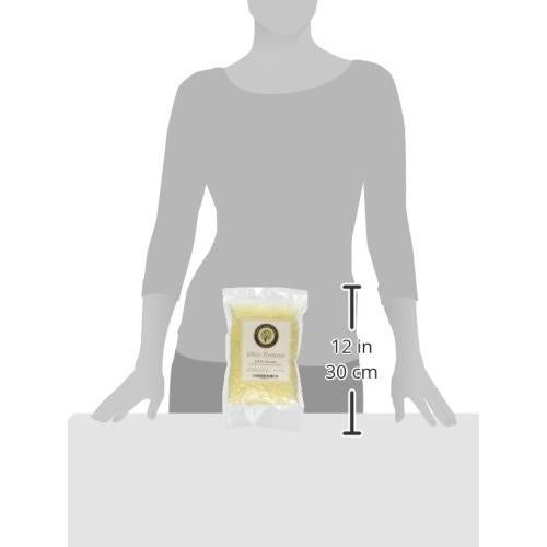Pellets de Cera de Abeja Blanca Orgánica Beesworks 396g - Grado Cosmético