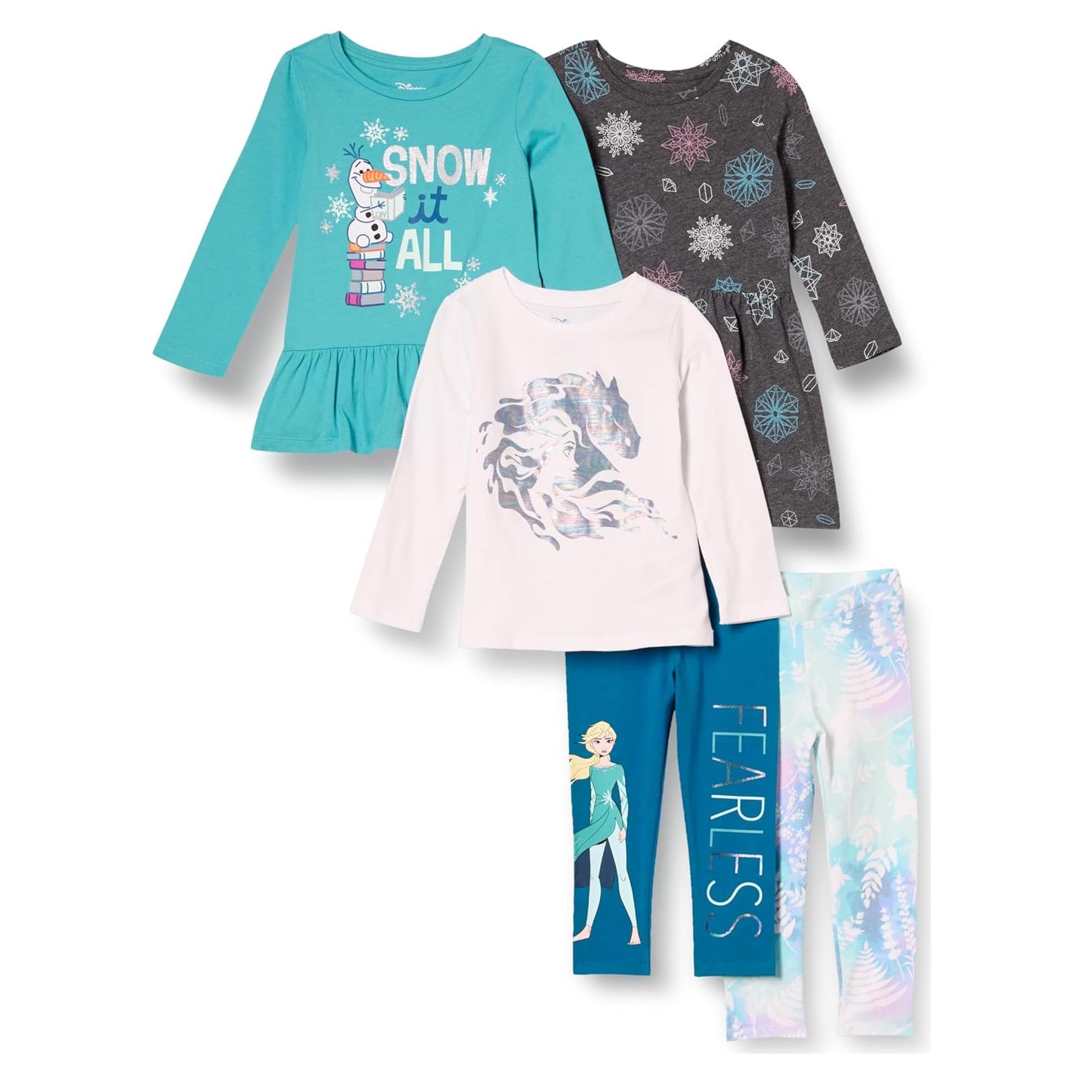 Conjunto Ropa Niñas Amazon Essentials Frozen 2 3 Piezas