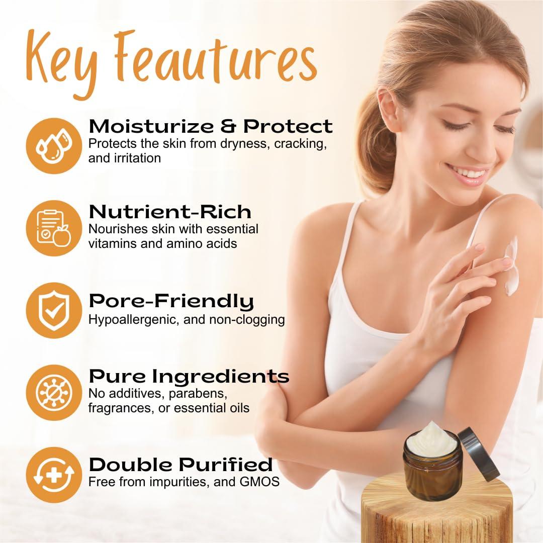 Bálsamo Hidratante Untamed Organics Pura Grasa 56.7 g - Sin Fragancia