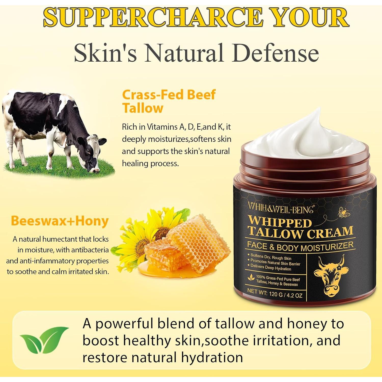 Bálsamo Hidratante de Grasa de Res y Miel YE 119g