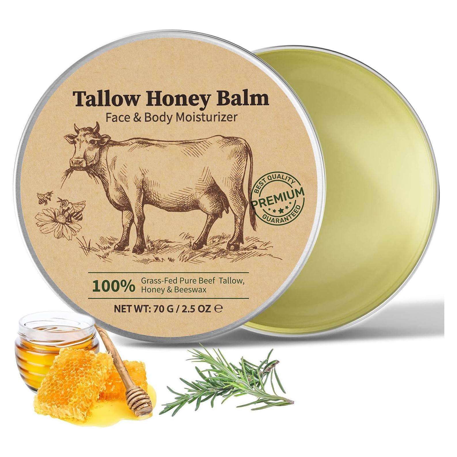 Bálsamo Hidratante de Grasa de Res 70g - WLCTJIAYOU con Miel