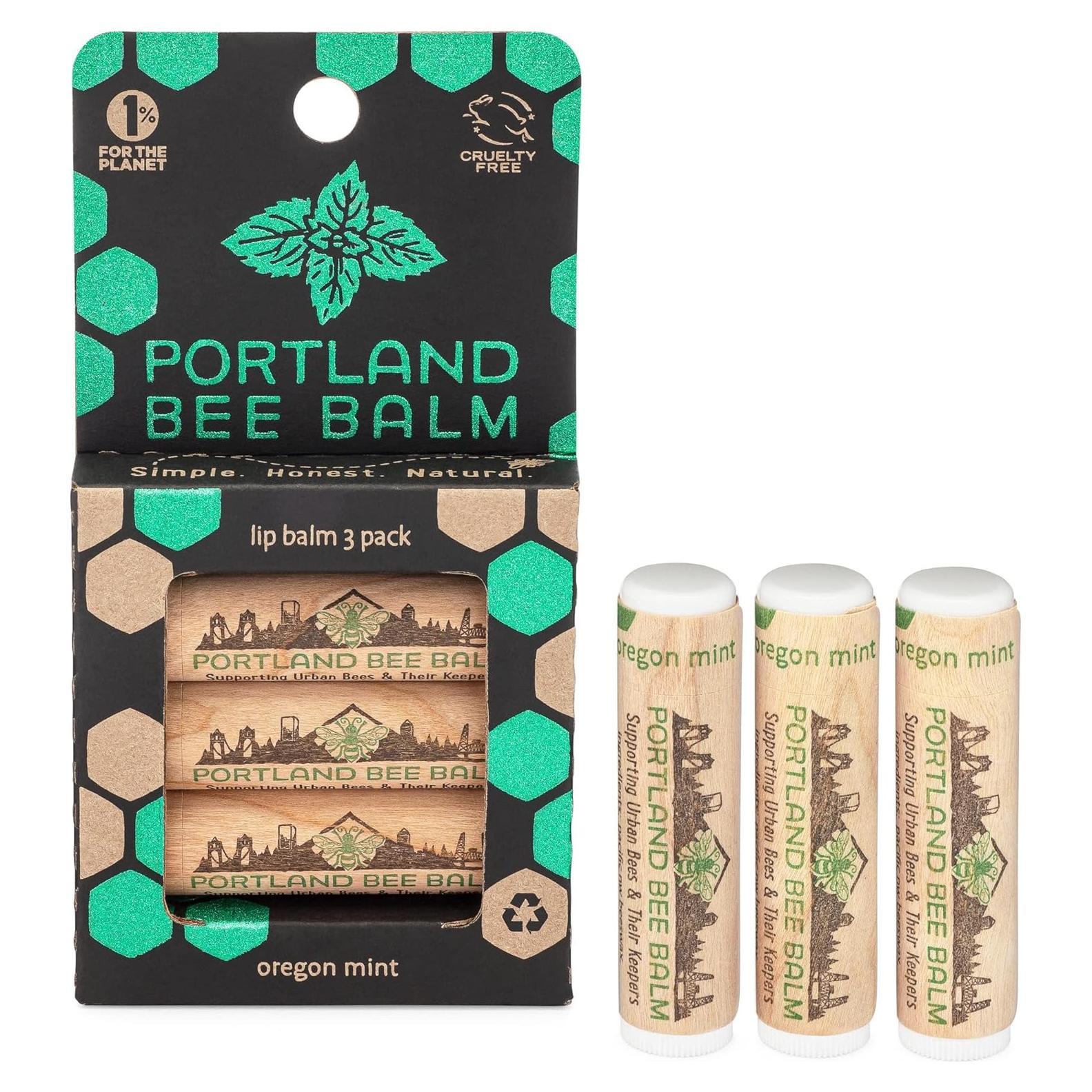 Bálsamo Labial Natural Portland Bee Balm Menta 30g