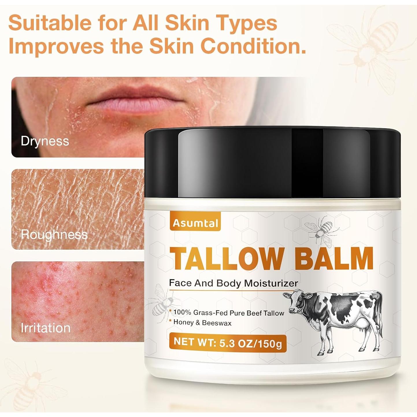 Bálsamo Hidratante Facial y Corporal Asumtal 150g - Sebo y Miel