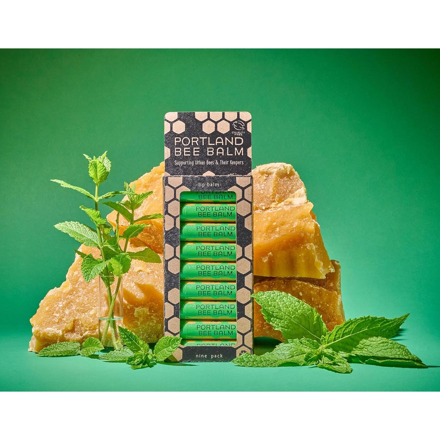 Bálsamo Labial Portland Bee Balm Menta Natural 9g