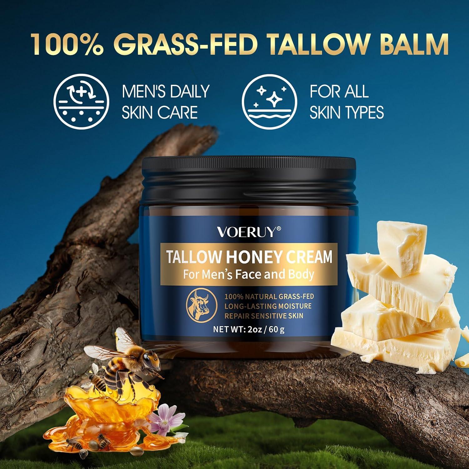 Bálsamo Hidratante Facial para Hombres VOERUY 60g - Sebo Orgánico