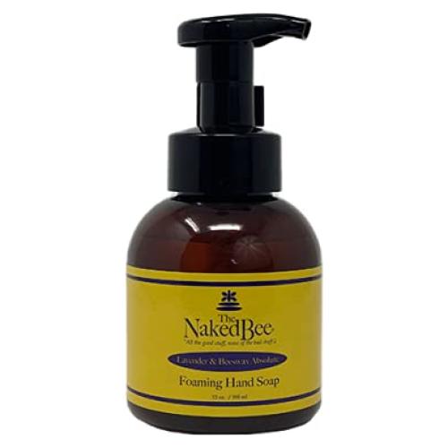 Jabón Espumoso de Manos El Naked Bee 12 oz Lavanda Cera Abeja