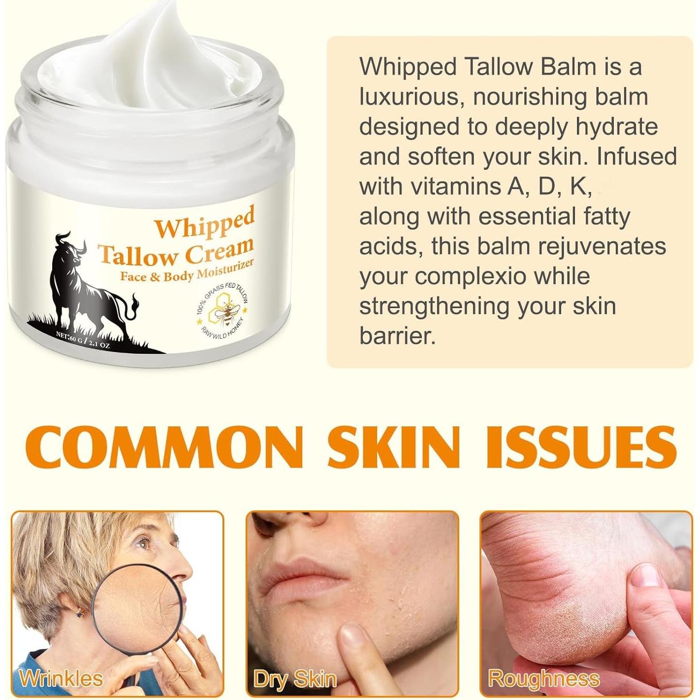 Bálsamo Hidratante de Grasa de Res y Miel ELAIMEI 60g