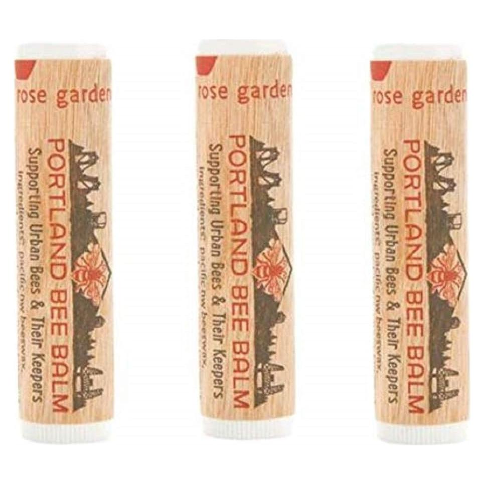Bálsamo Labial Natural Portland Bee Balm Jardín de Rosas 30g