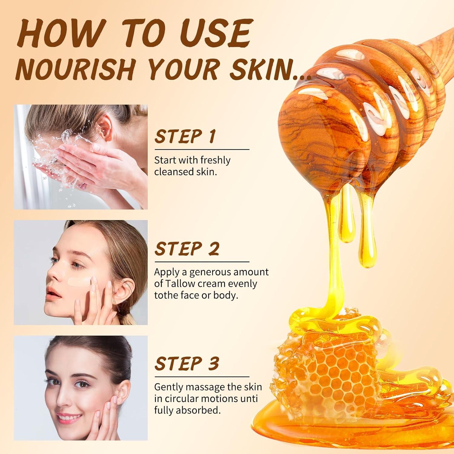 Bálsamo Hidratante Facial Jiaku 59.83g Grasa de Res y Miel