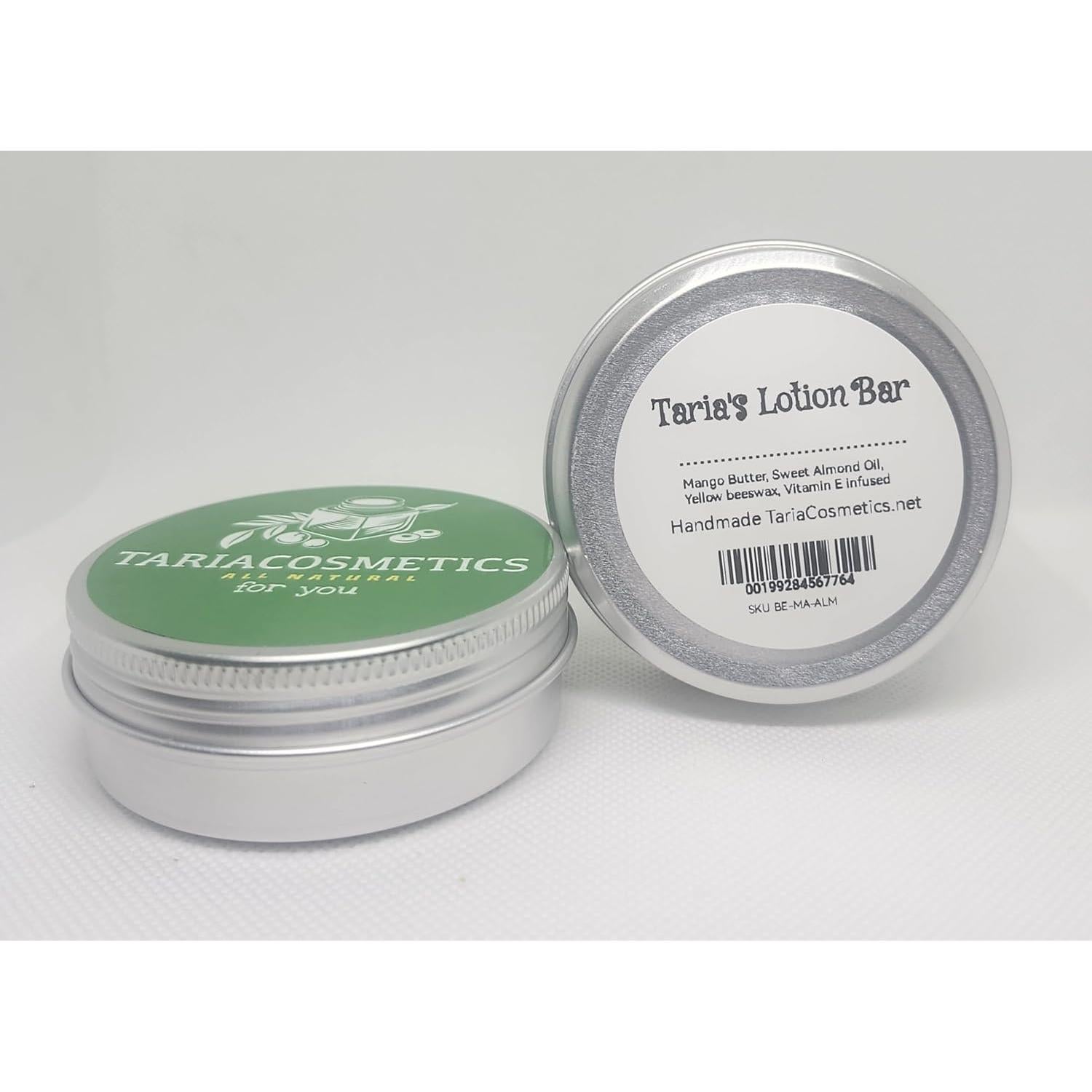 Barra de Loción Natural Almendra y Mango 56.7g Hecha a Mano