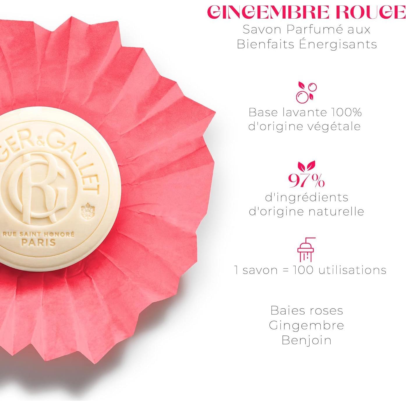Gel de Ducha y Jabón Corporal Roger & Gallet Jengibre Rojo 99.22 g