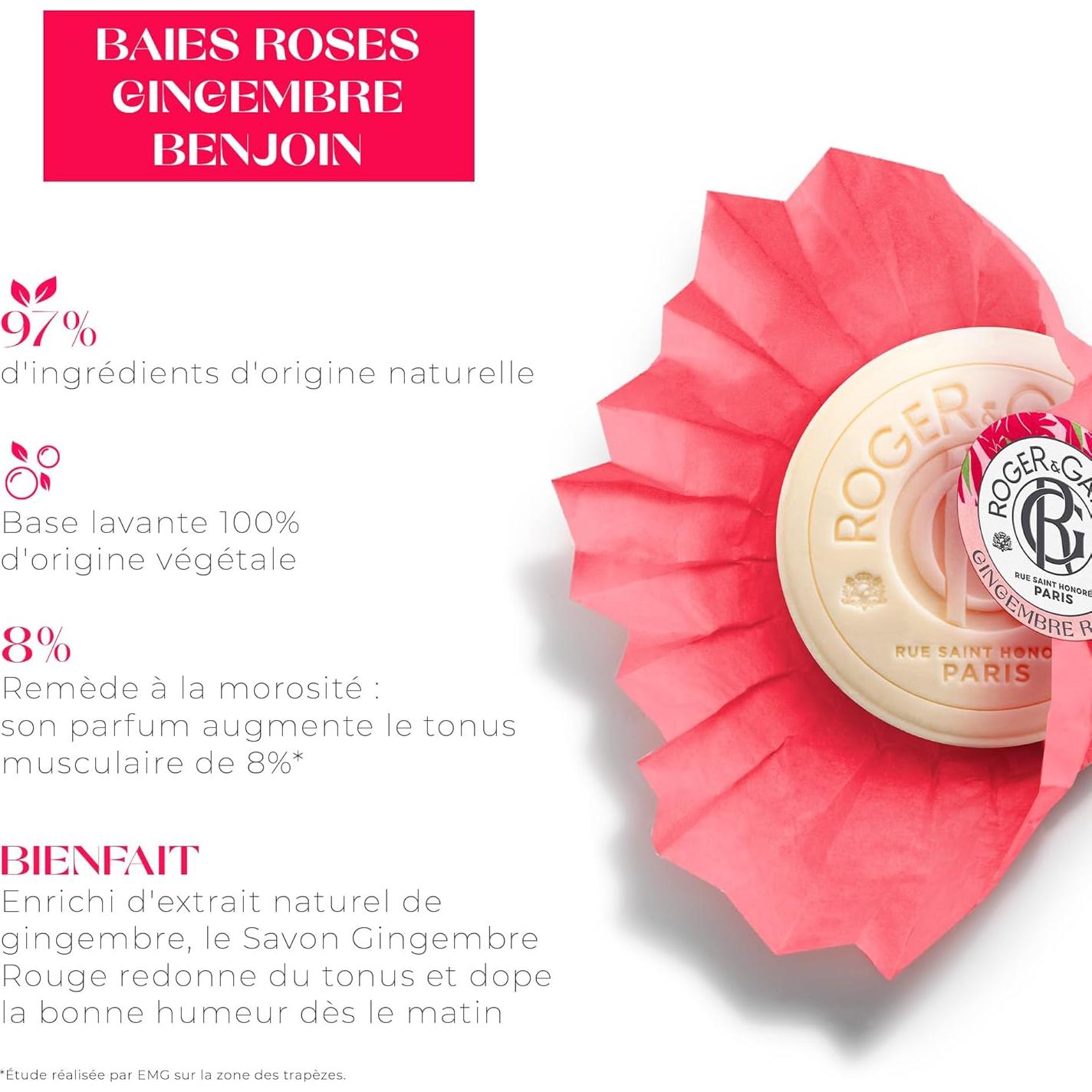 Gel de Ducha y Jabón Corporal Roger & Gallet Jengibre Rojo 99.22 g