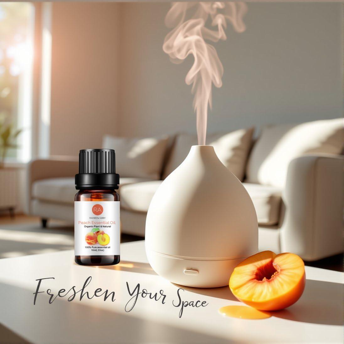 Paquete de 2 Aceite Esencial de Durazno 100% Puro 10ml