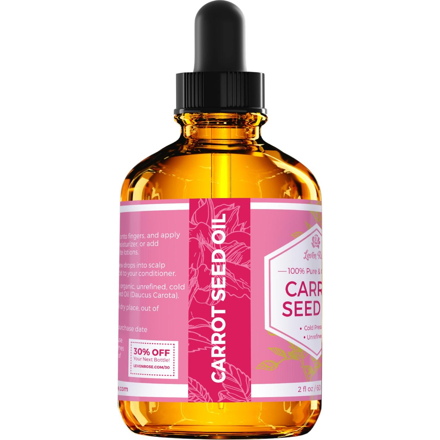 Aceite de Semilla de Zanahoria Leven Rose 59 ml Puro Hidratante