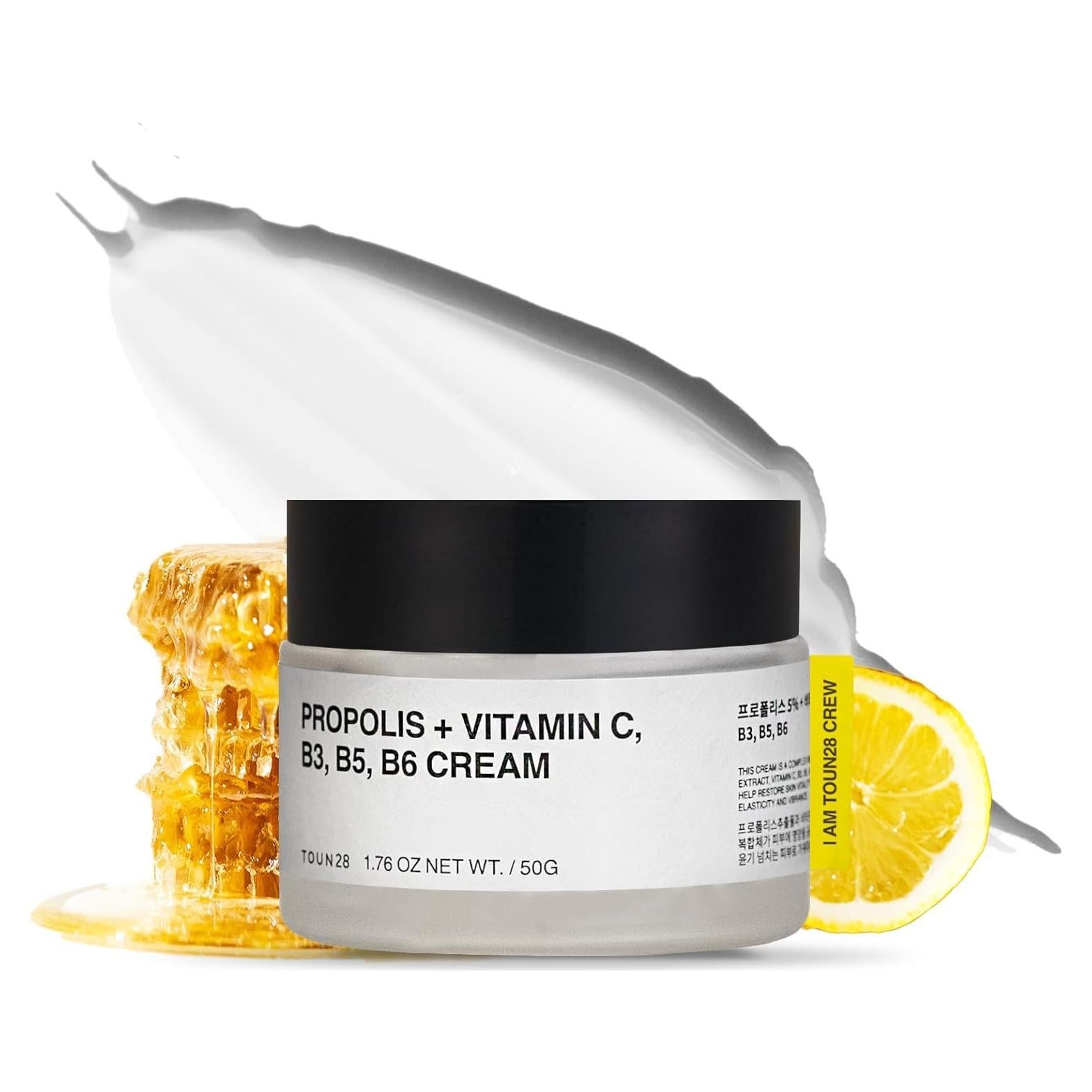 Crema Hidratante TOUN28 con Vitamina C y Propóleos 50g