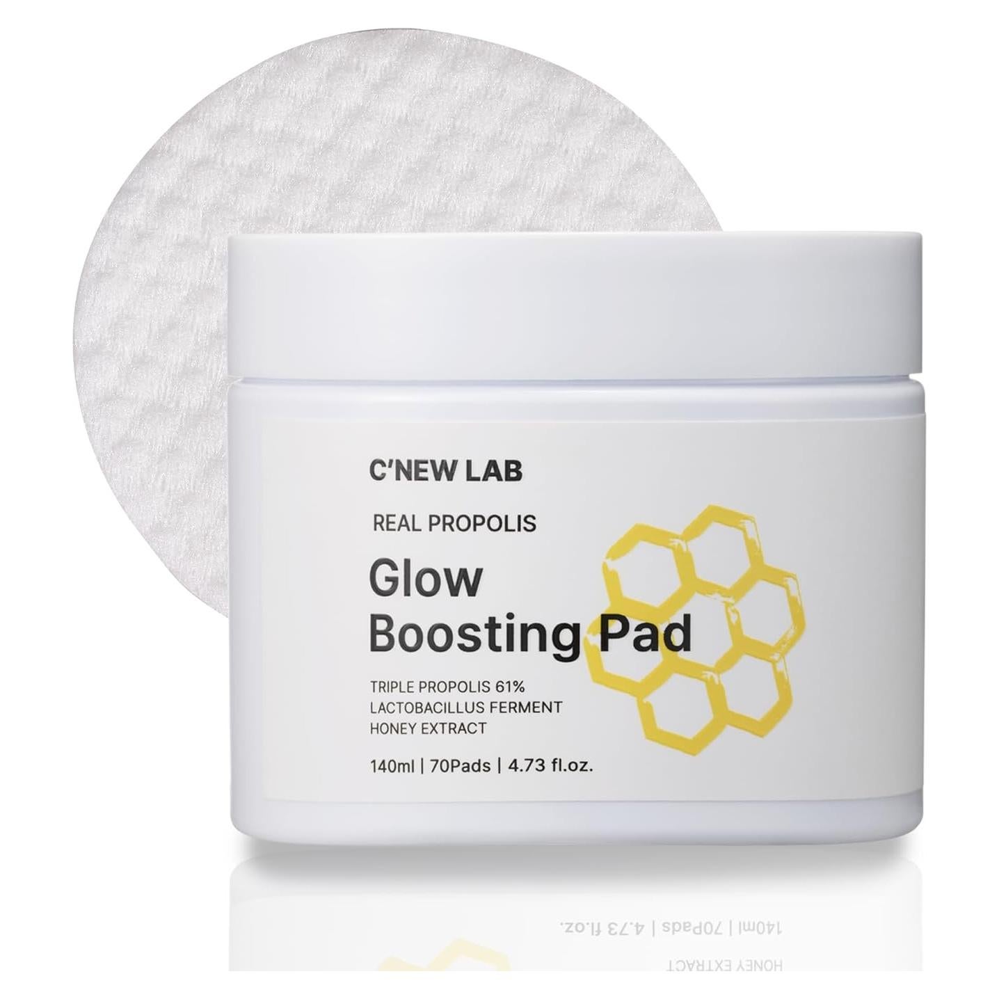 C'NEW LAB Almohadillas Faciales Propolis Glow 70 Unidades