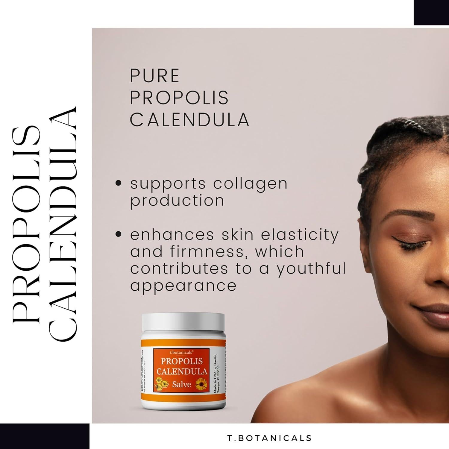 Salve Calmante de Propóleos y Caléndula 113g - Hidratante Herbal