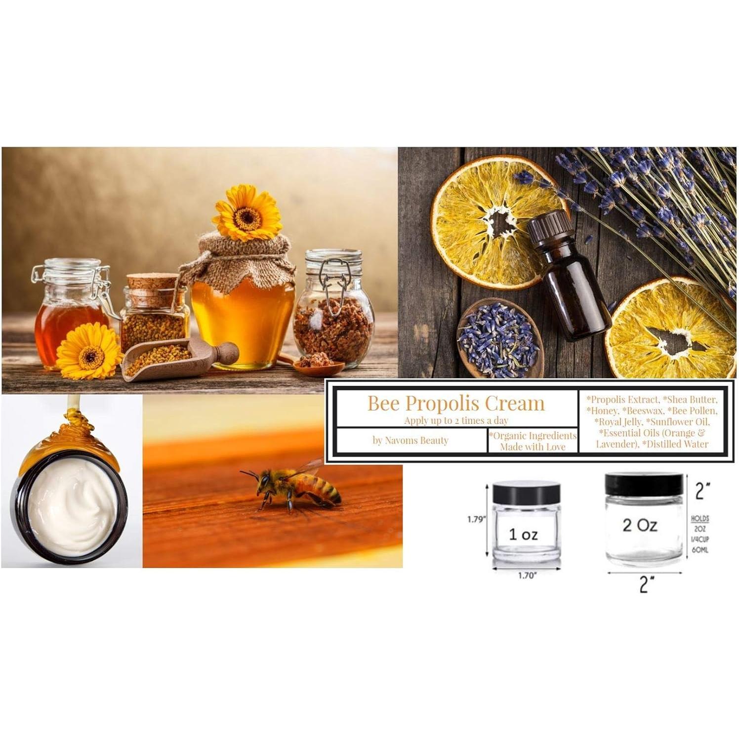 Crema Facial Antienvejecimiento Navoms Beauty 28g - Miel y Propóleos