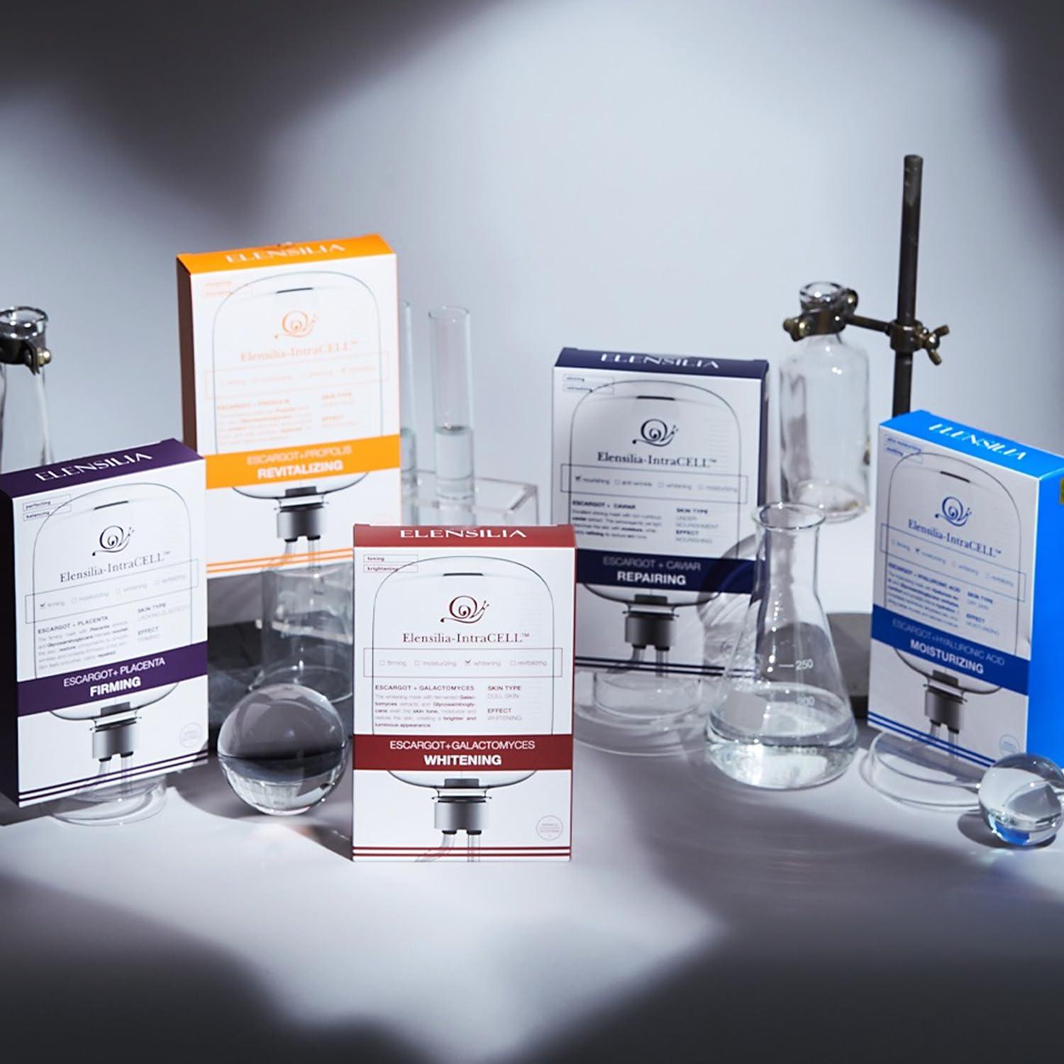 Mascarilla Facial Revitalizante Intracell con Mucina de Caracol y Propóleos - 10 Hojas