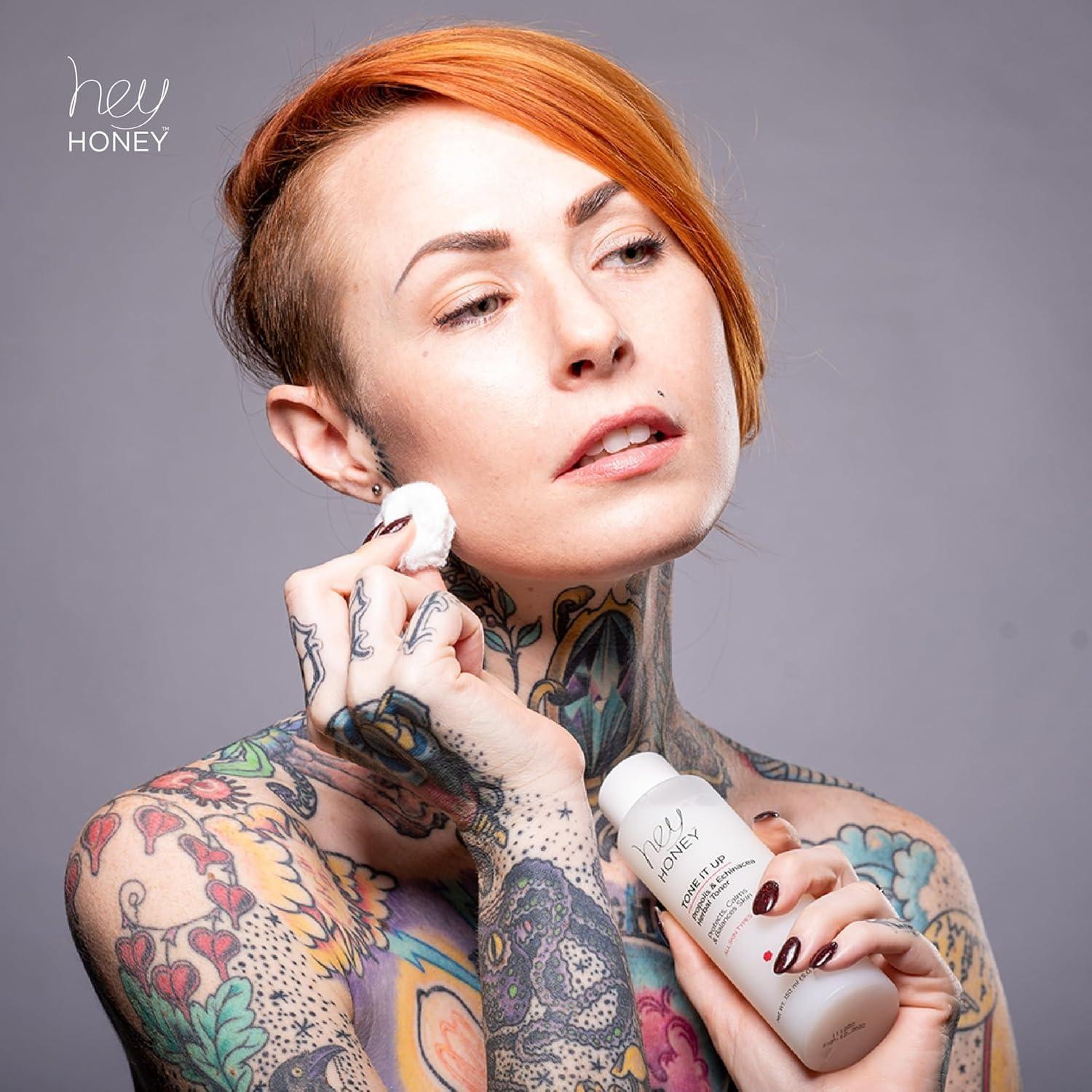 Tónico Facial Hey Honey Tone It Up 141.75 ml - Sin Alcohol