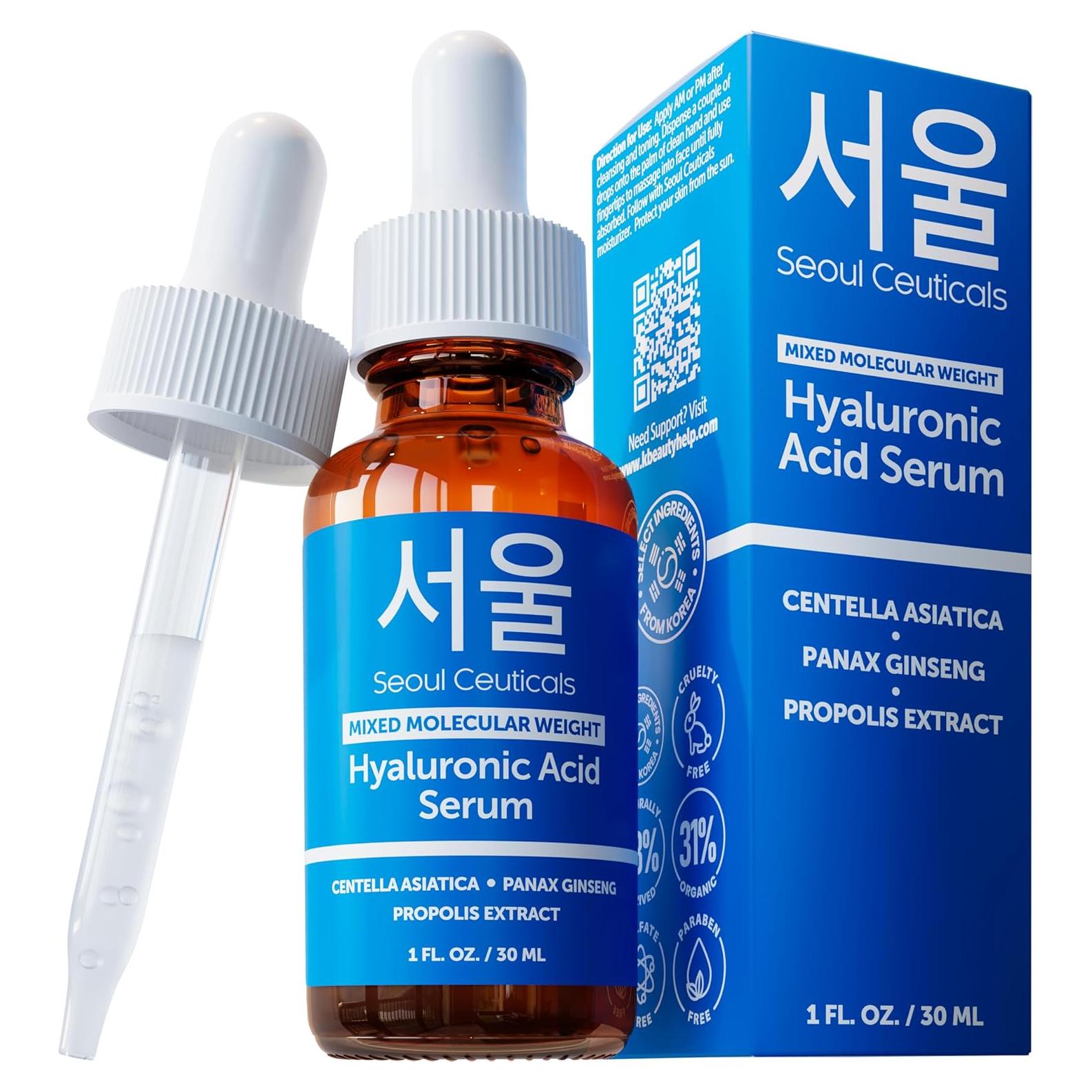 Suero de Ácido Hialurónico SeoulCeuticals 30ml - Centella y Propóleos