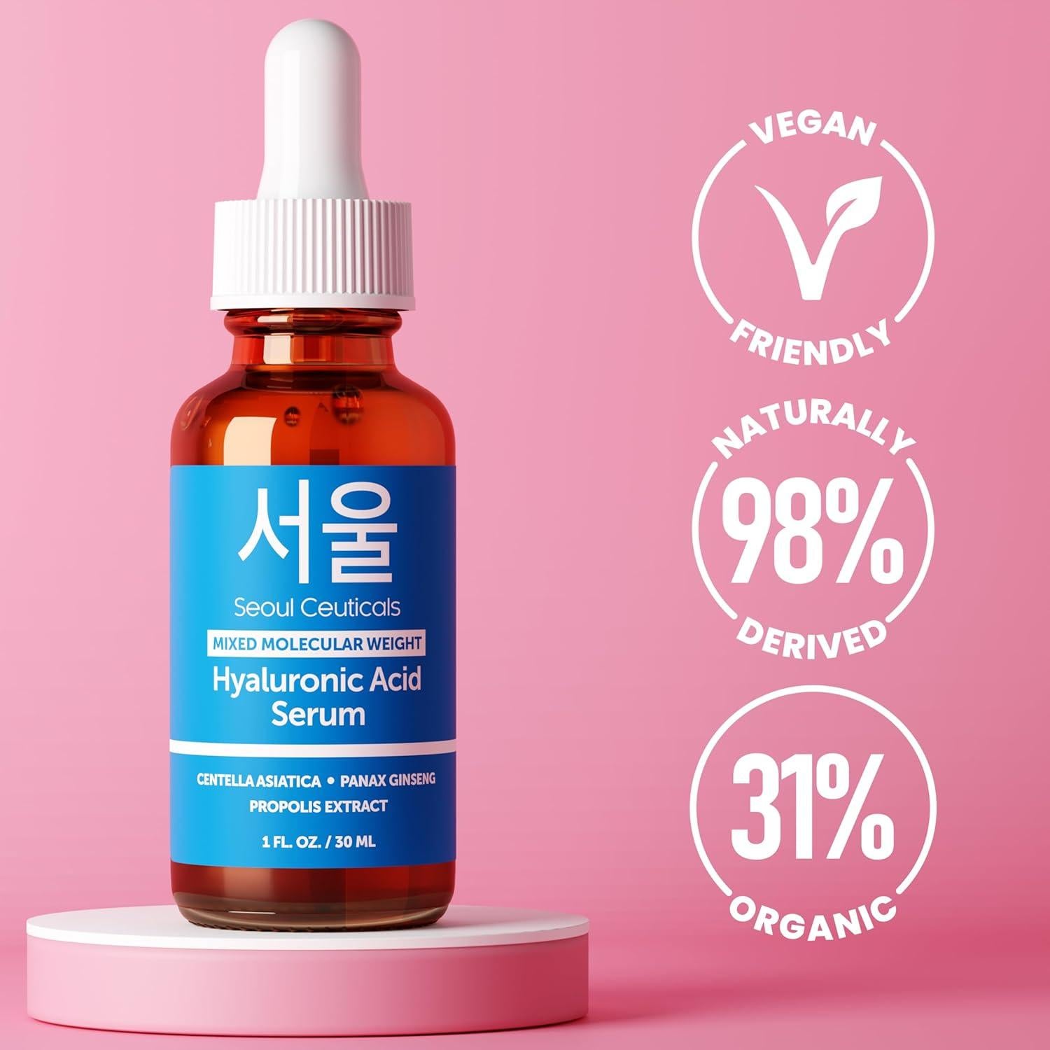 Suero de Ácido Hialurónico SeoulCeuticals 30ml - Centella y Propóleos