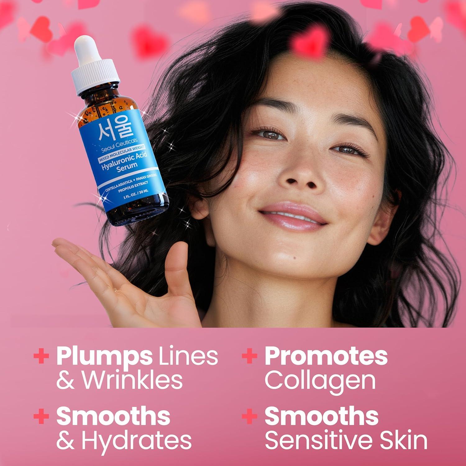 Suero de Ácido Hialurónico SeoulCeuticals 30ml - Centella y Propóleos