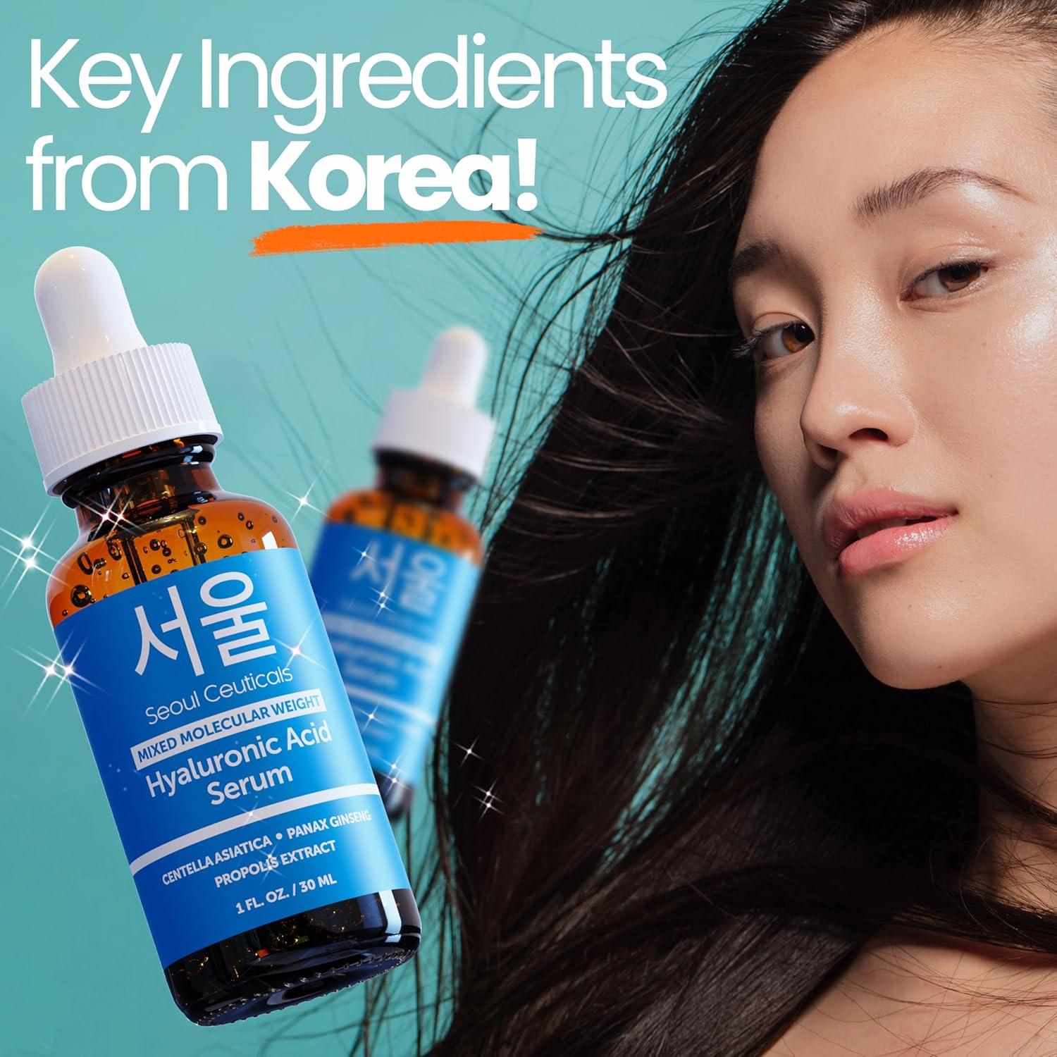 Suero de Ácido Hialurónico SeoulCeuticals 30ml - Centella y Propóleos