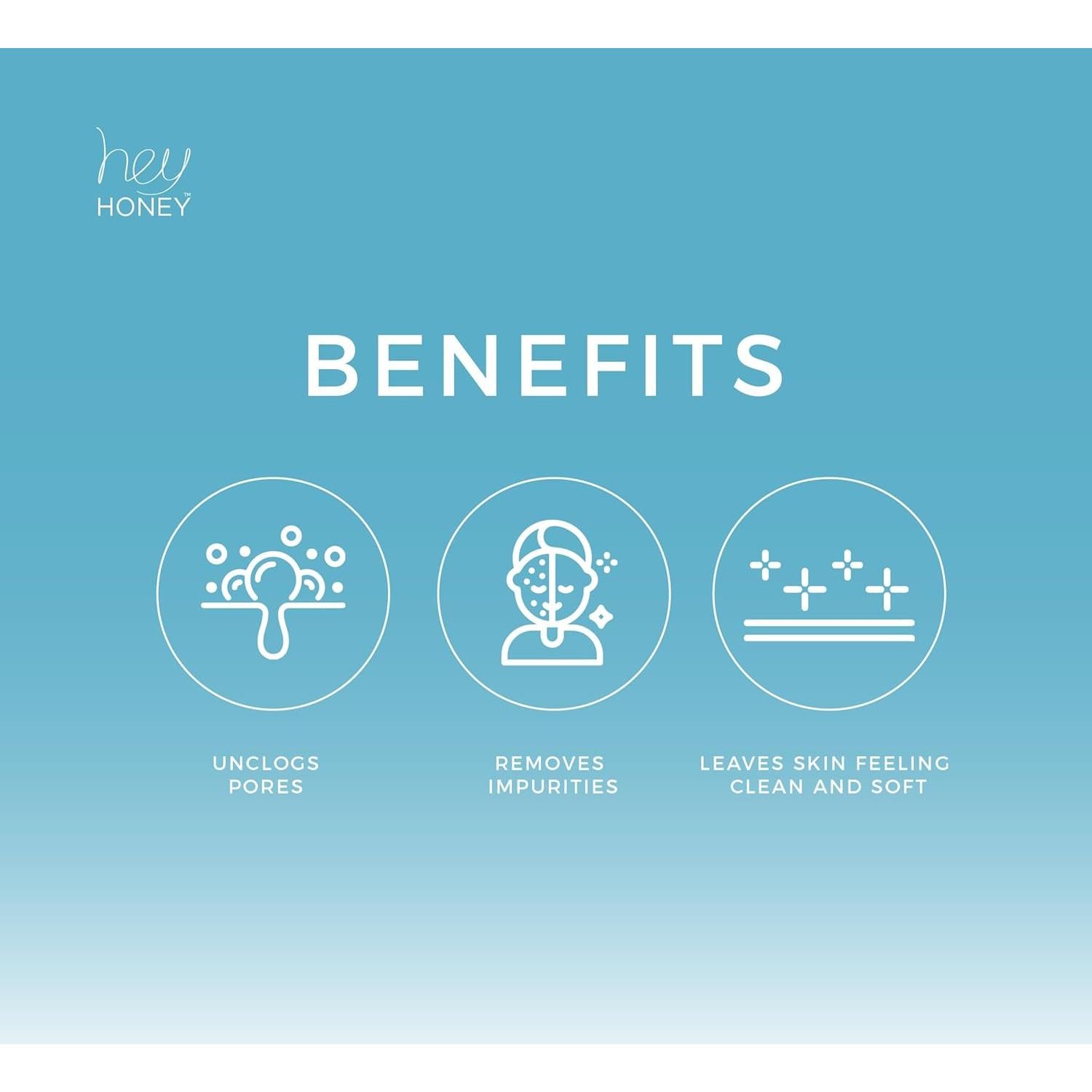 Limpiador Facial Hey Honey Be Clear 148 ml - Piel con Acné