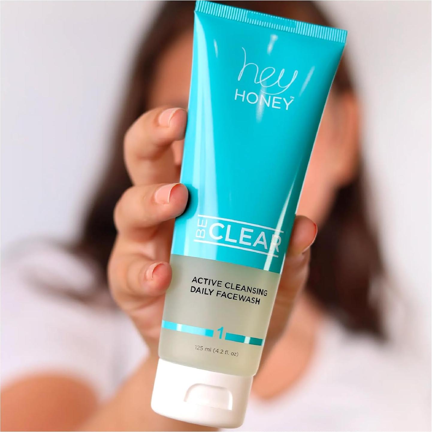 Limpiador Facial Hey Honey Be Clear 148 ml - Piel con Acné