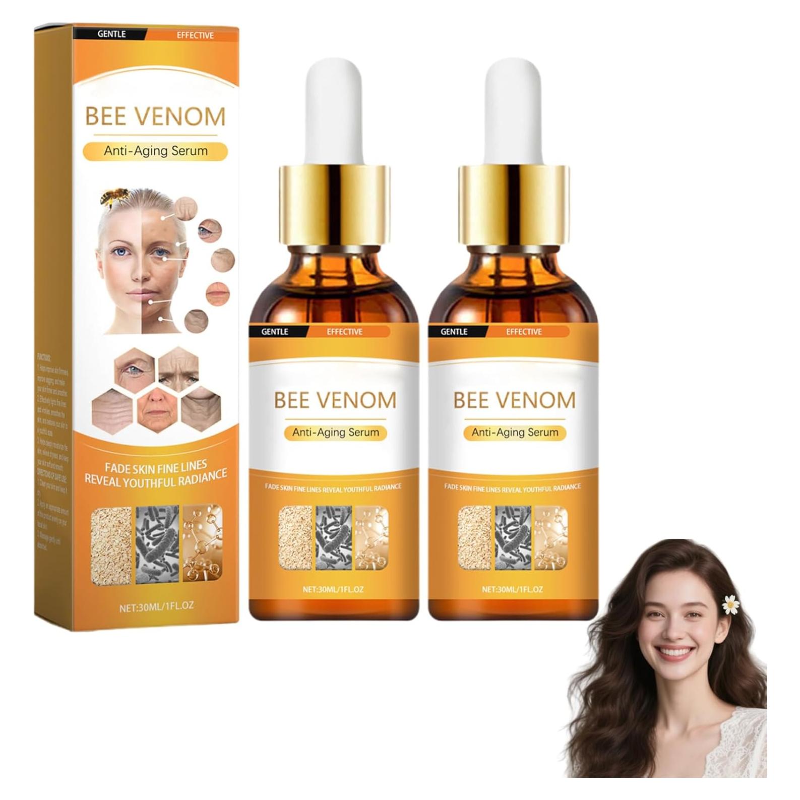 Suero Anti-Envejecimiento PENGSHANG con Veneno de Abeja 2 Unidades