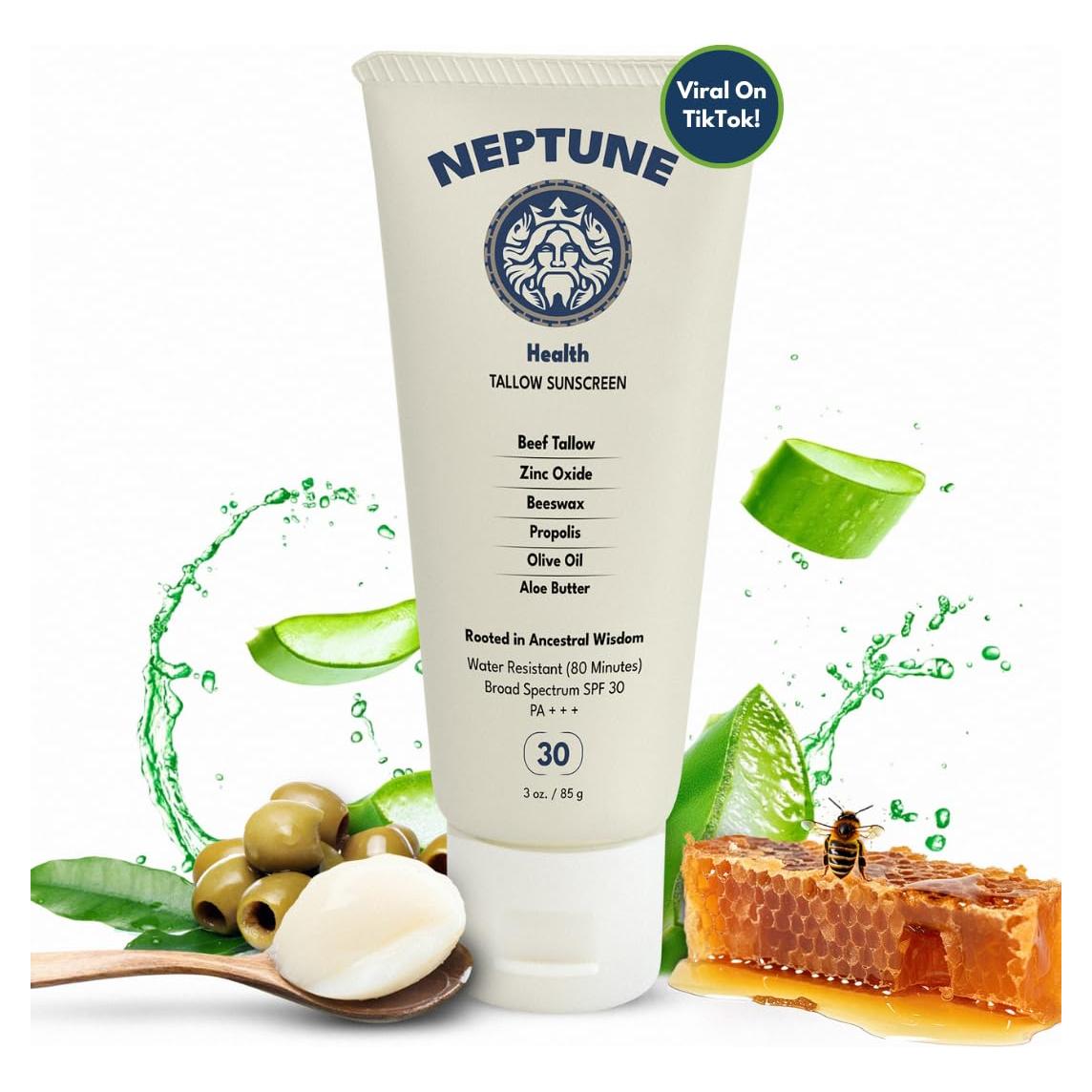 Protector Solar Mineral Neptune SPF 30 - Grasa de Res 96 g