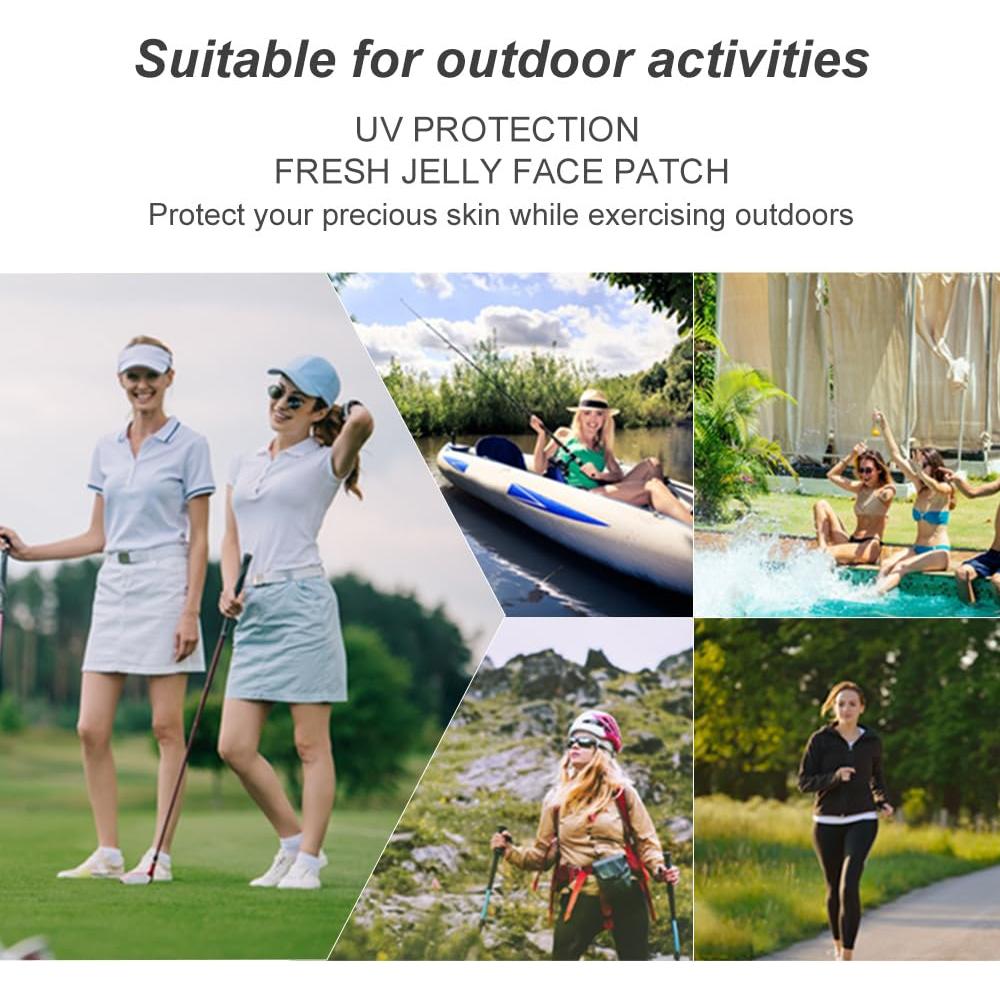 Parche Facial de Protección Solar APPTI - 5 Pares, Gel Hidratante