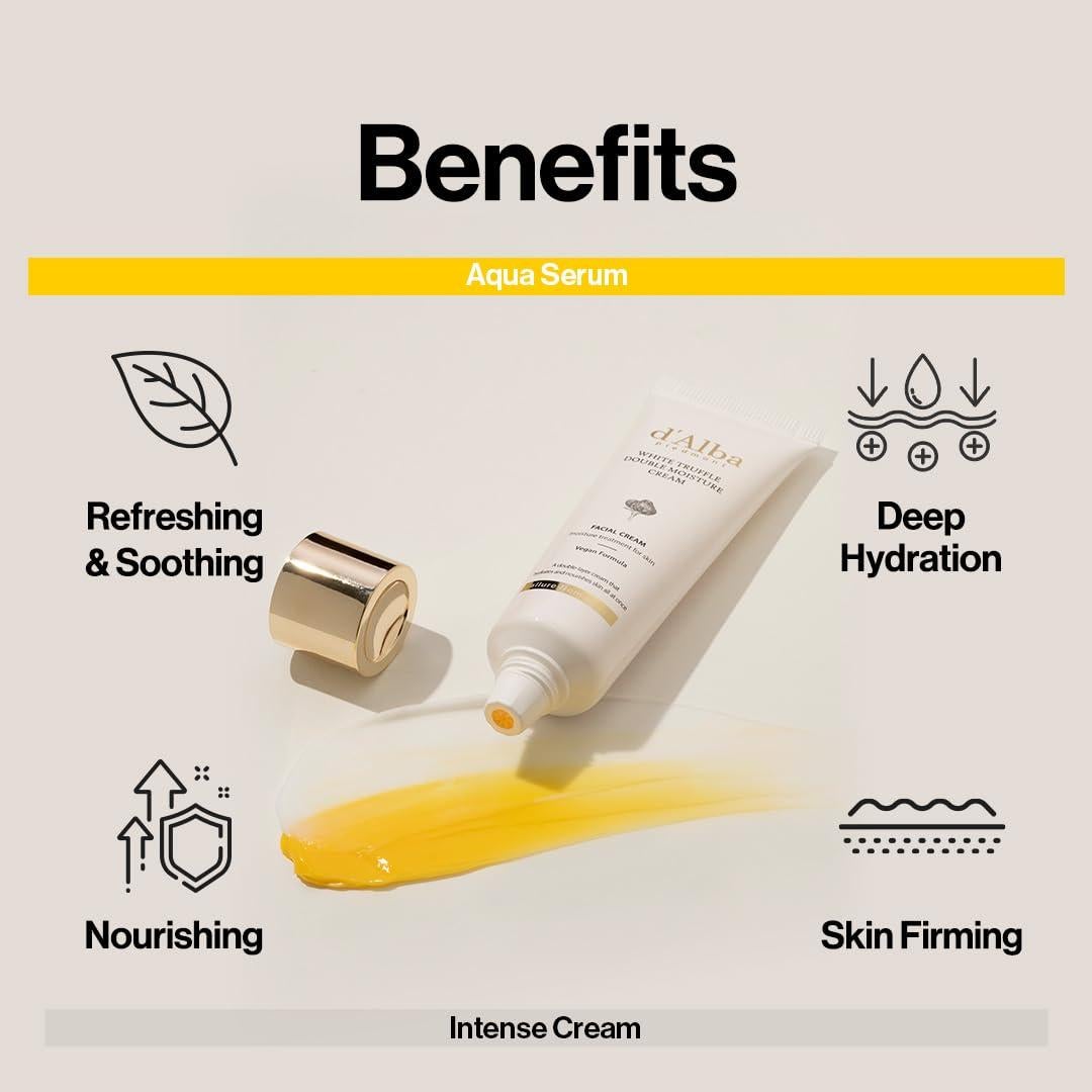 Crema Doble Hidratante Facial d'Alba Piedmont 70g - Vegana