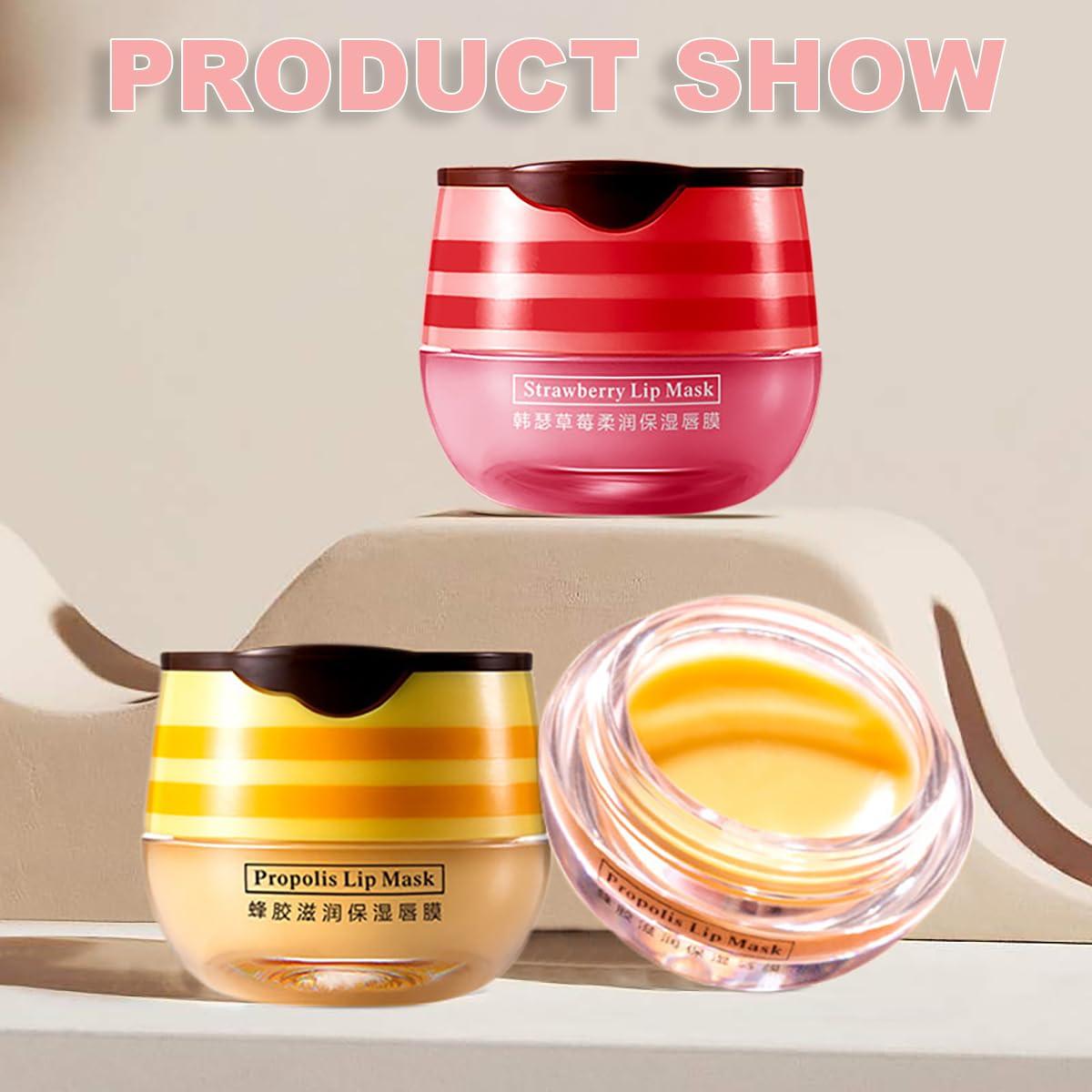 Bálsamo Labial Hidratante Tiejdhr Fresa y Miel 2 Piezas