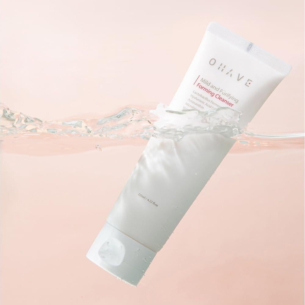 Limpiador Facial Espumoso OHAVE 125ml Vegano Hidratante