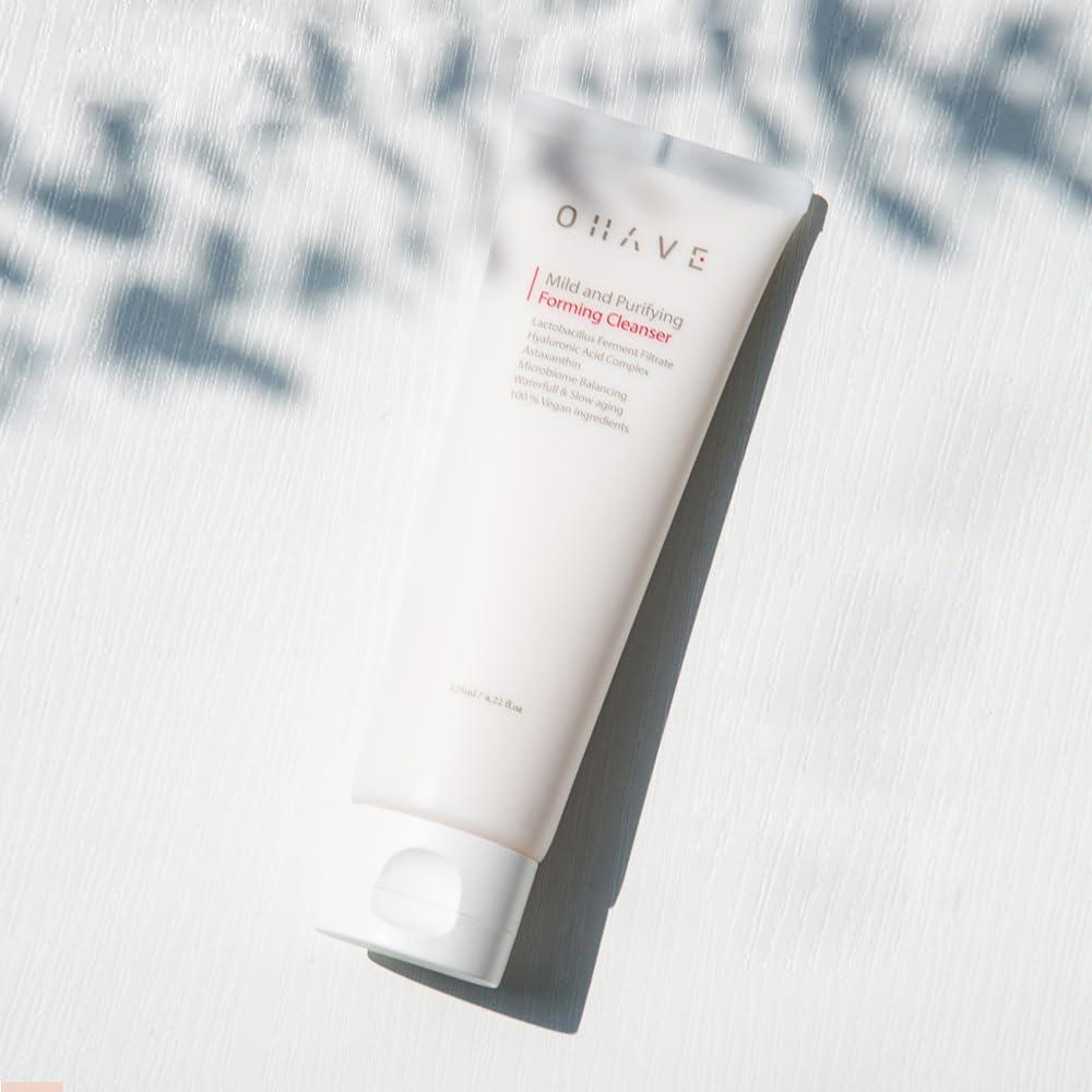 Limpiador Facial Espumoso OHAVE 125ml Vegano Hidratante