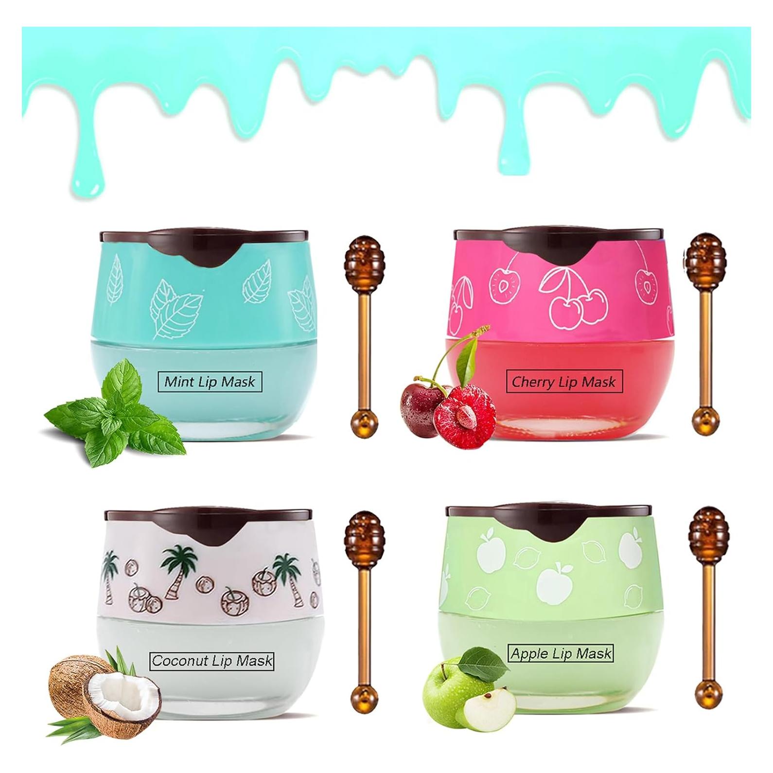 Bálsamo Labial Hidratante Charm Kiss - Fresa y Miel 4PCS