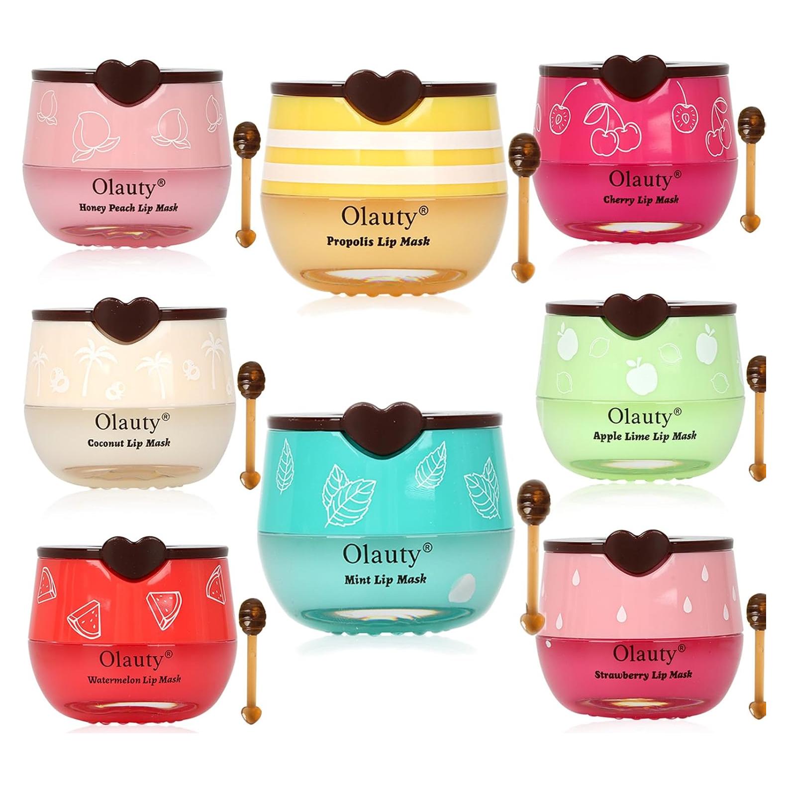 8 PCS Balsamo Labial Hidratante Miniling - Propoleo y Frutas