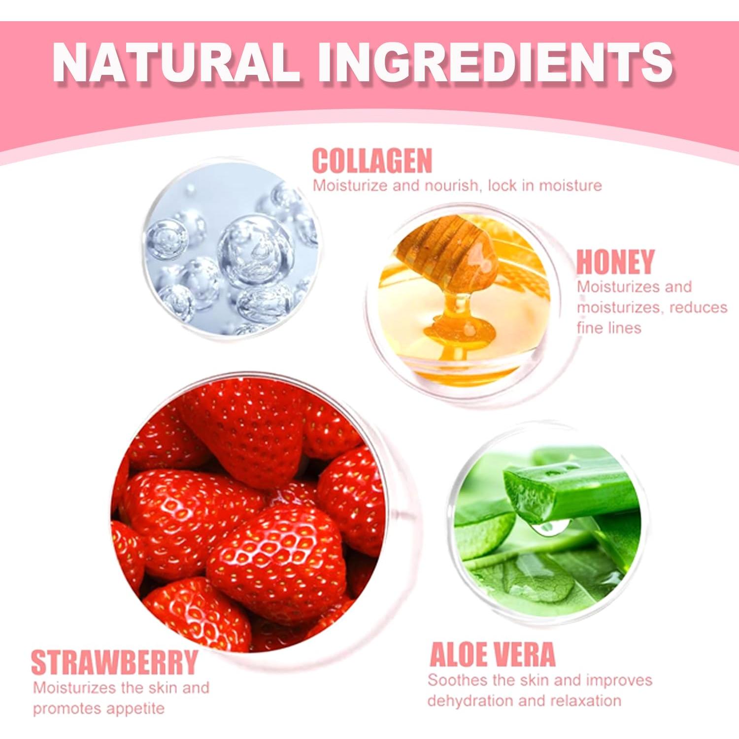 8 PCS Balsamo Labial Hidratante Miniling - Propoleo y Frutas