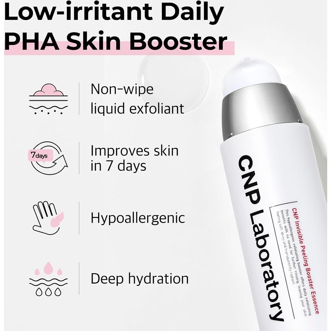 Exfoliante Facial Diario PHA CNP Laboratory 100ml - Suave y Hipoalergénico